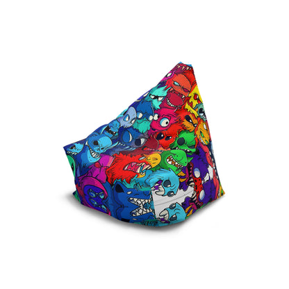 The What Dreams May Come bean bag chair cover photographed flat against a plain backdrop.