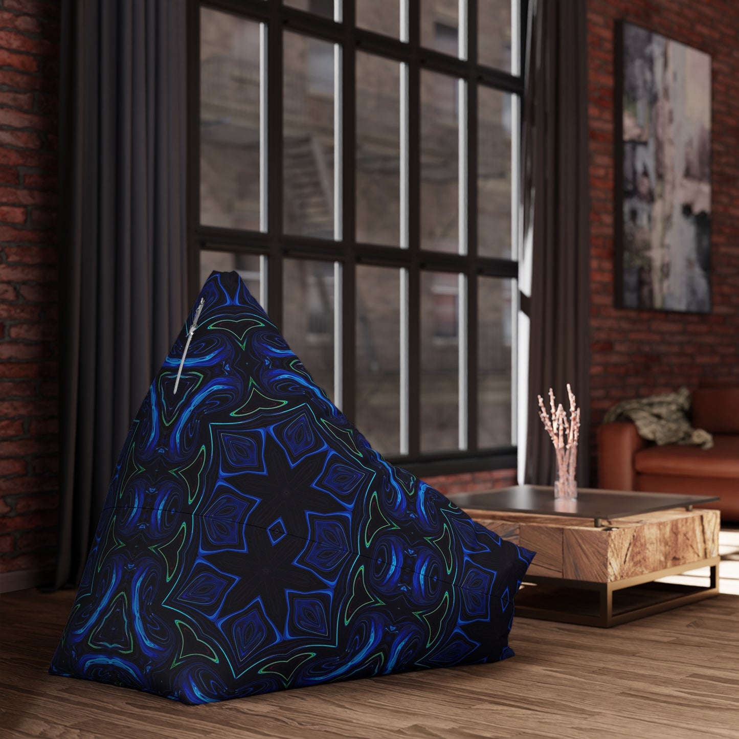 "Liquid Night" BEAN BAG CHAIR COVER