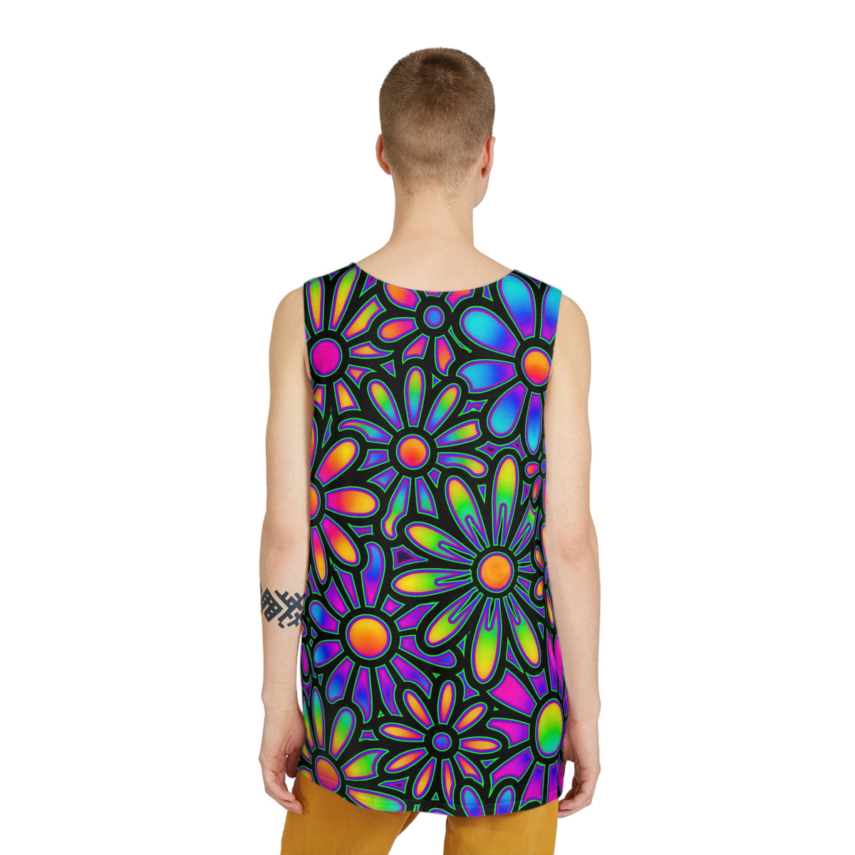 "Mystic Floral Collage" MEN'S TANK TOP