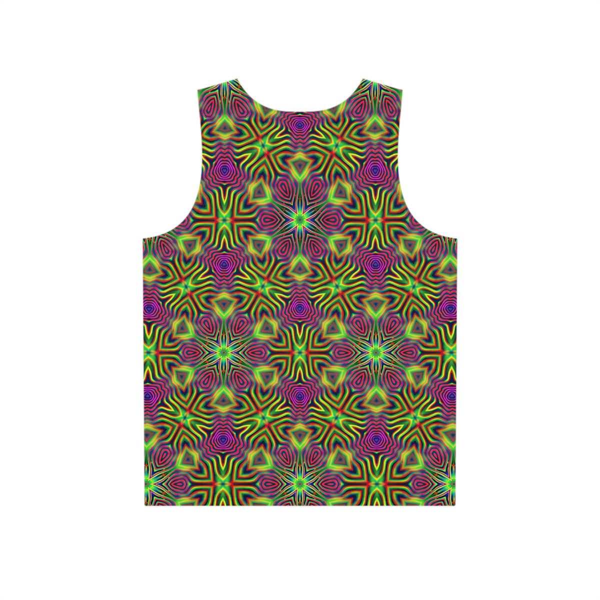"Psychedelic Tracers Pattern" MEN'S TANK TOP