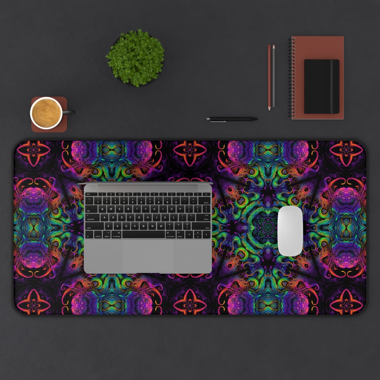 "Cthulhu Kaleider" DESK MAT (12x18)(12x22)(15.5x31)