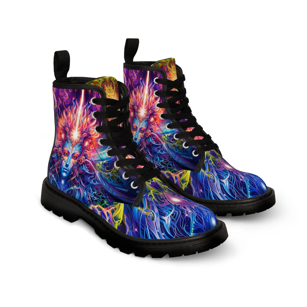 "The Sacred Vine" WOMEN'S CANVAS BOOT