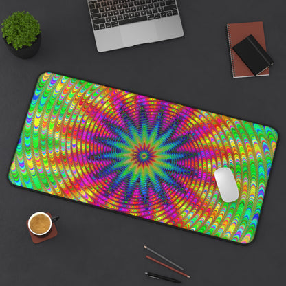 "Tie Dye Burst" DESK MAT (12x18)(12x22)(15.5x31)