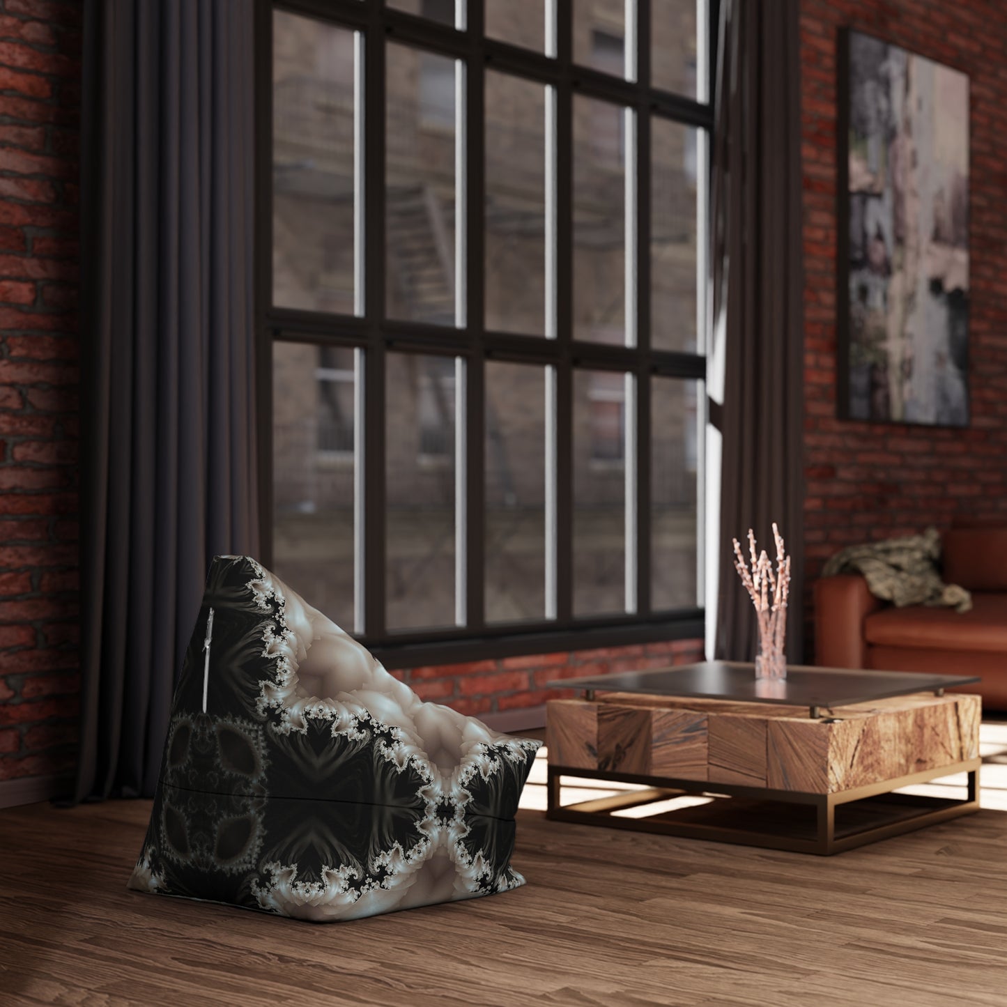 "Duality" BEAN BAG CHAIR COVER