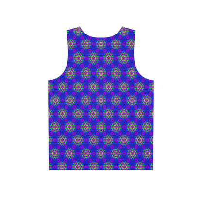 "Paradise Bloom Lattice" MEN'S TANK TOP