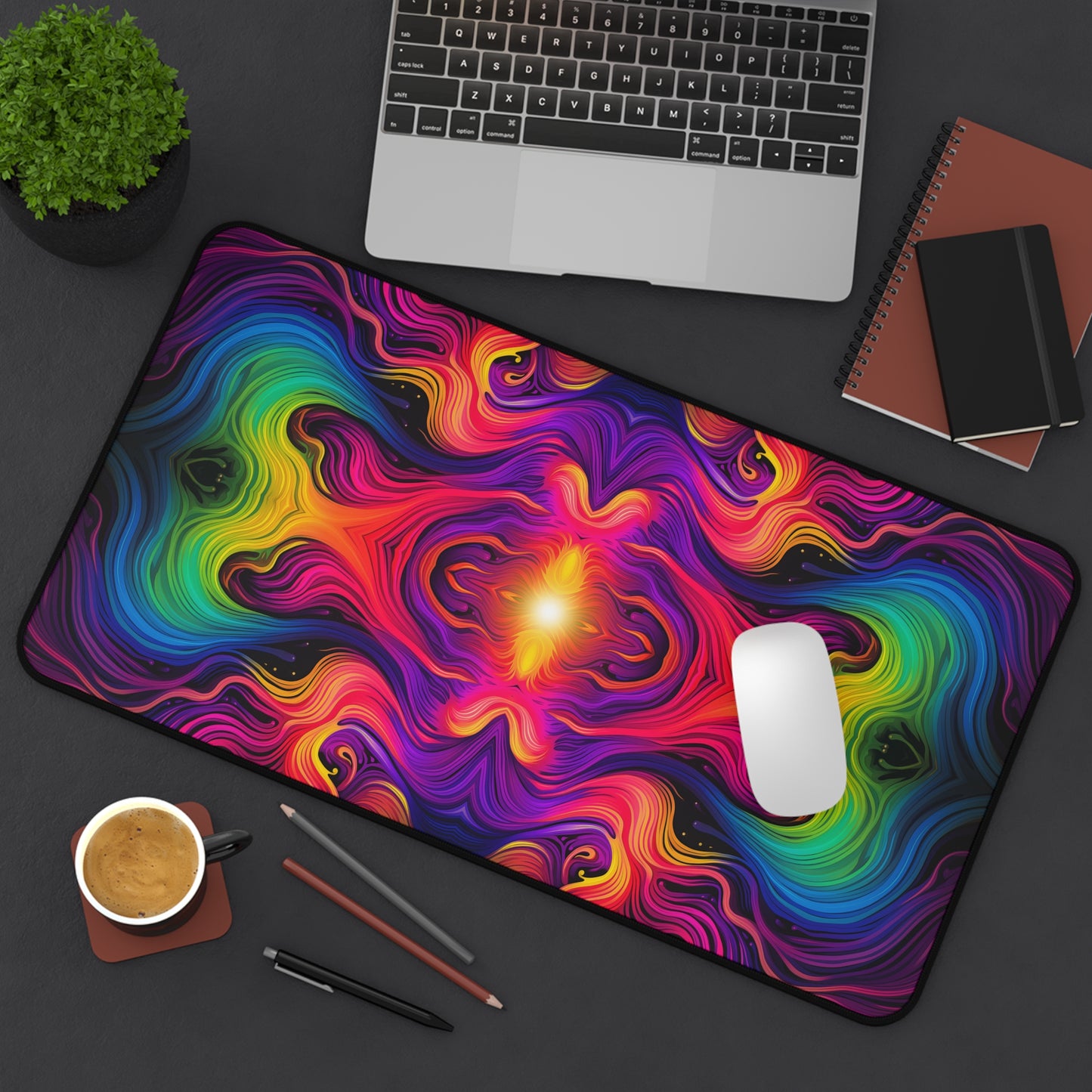 "Cosmic Currents" DESK MAT (12x18)(12x22)(15.5x31)