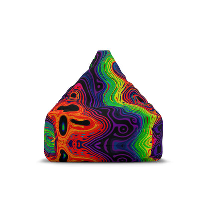 "Neon Spill" BEAN BAG CHAIR COVER