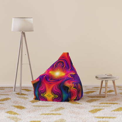 "Cosmic Currents" BEAN BAG CHAIR COVER