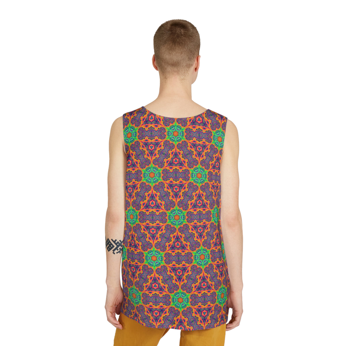"Overtaken Lattice" MEN'S TANK TOP