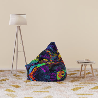 "Psychedelic Butterfly" BEAN BAG CHAIR COVER