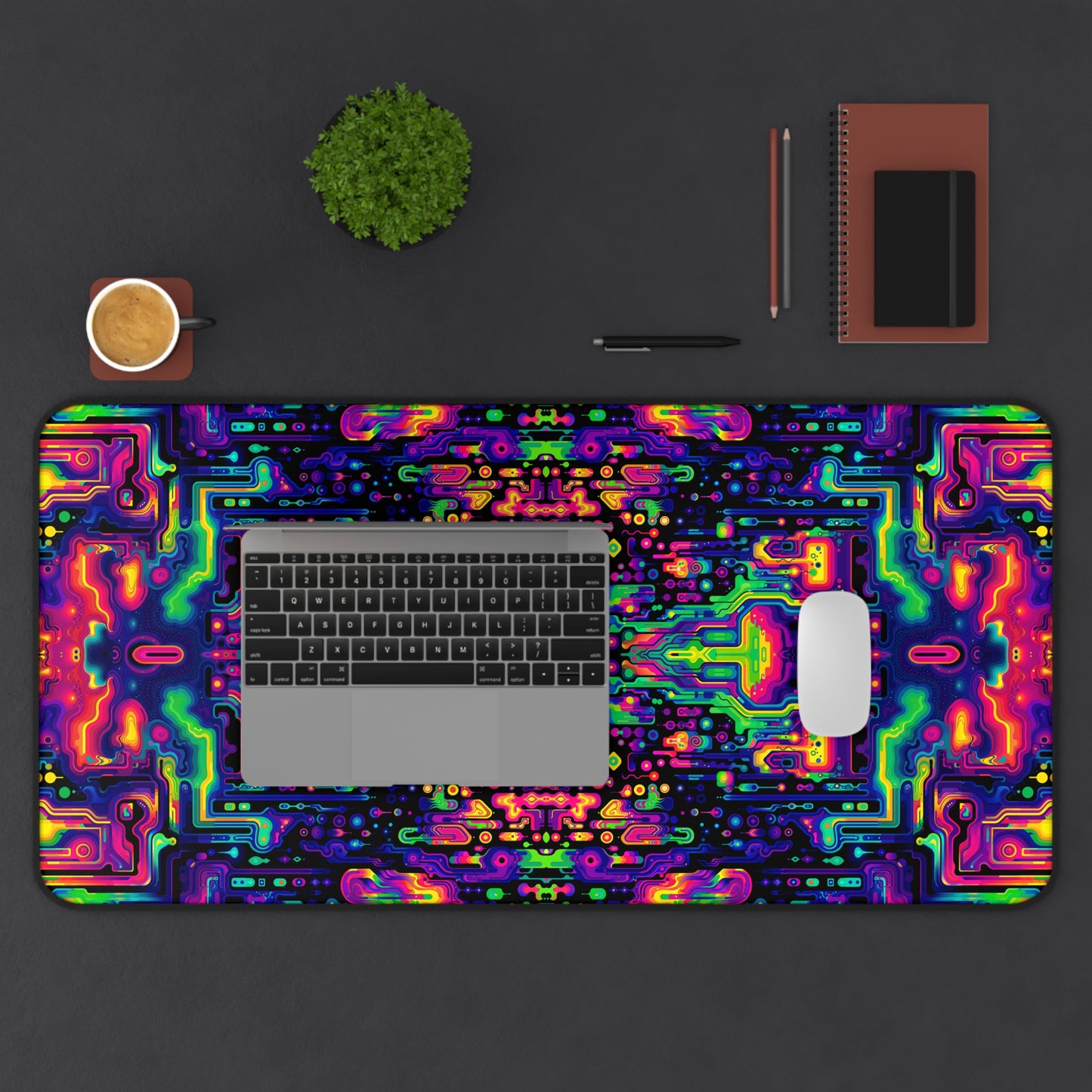 "Trip Capacitor" DESK MAT (12x18)(12x22)(15.5x31)