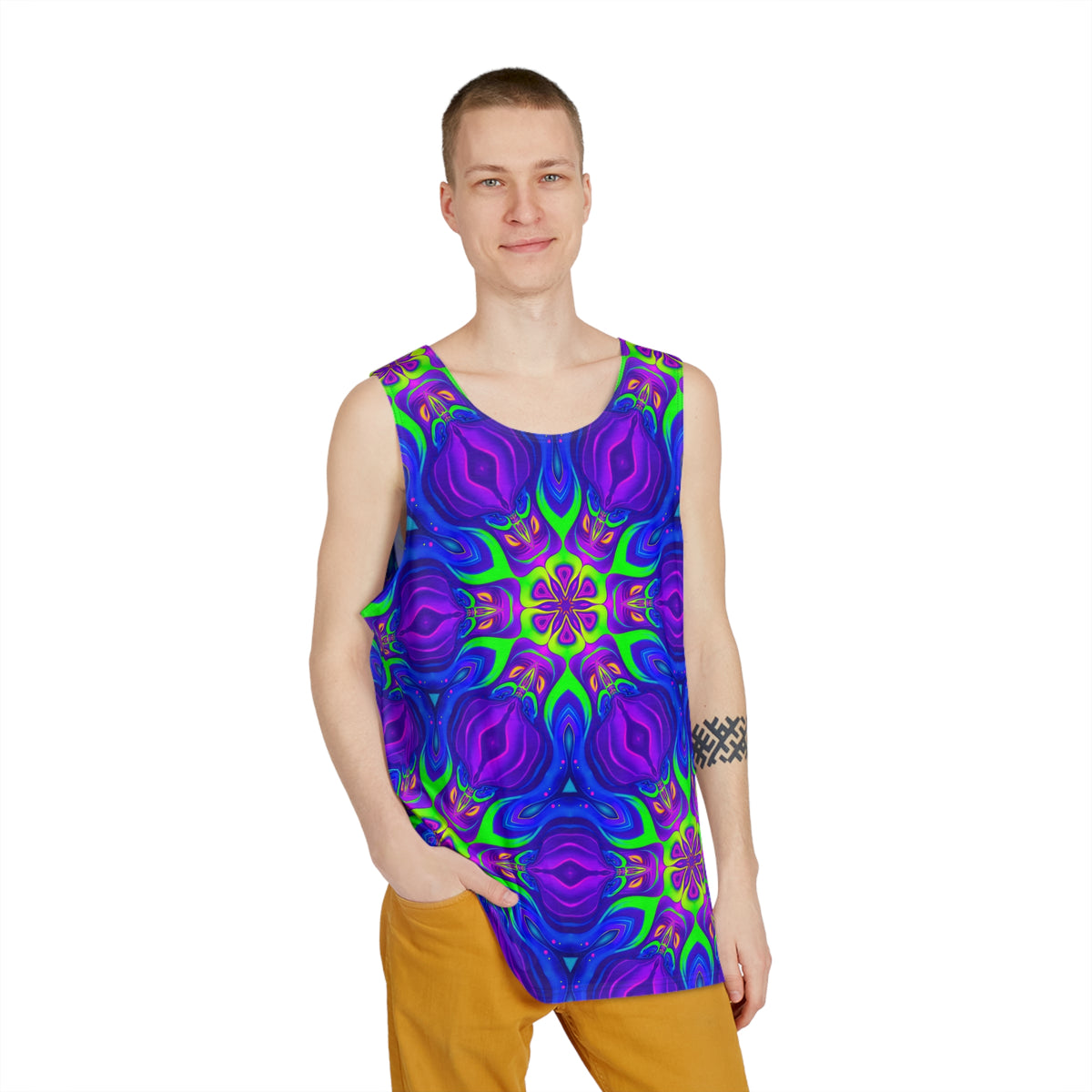 "Paradise Bloom" MEN'S TANK TOP