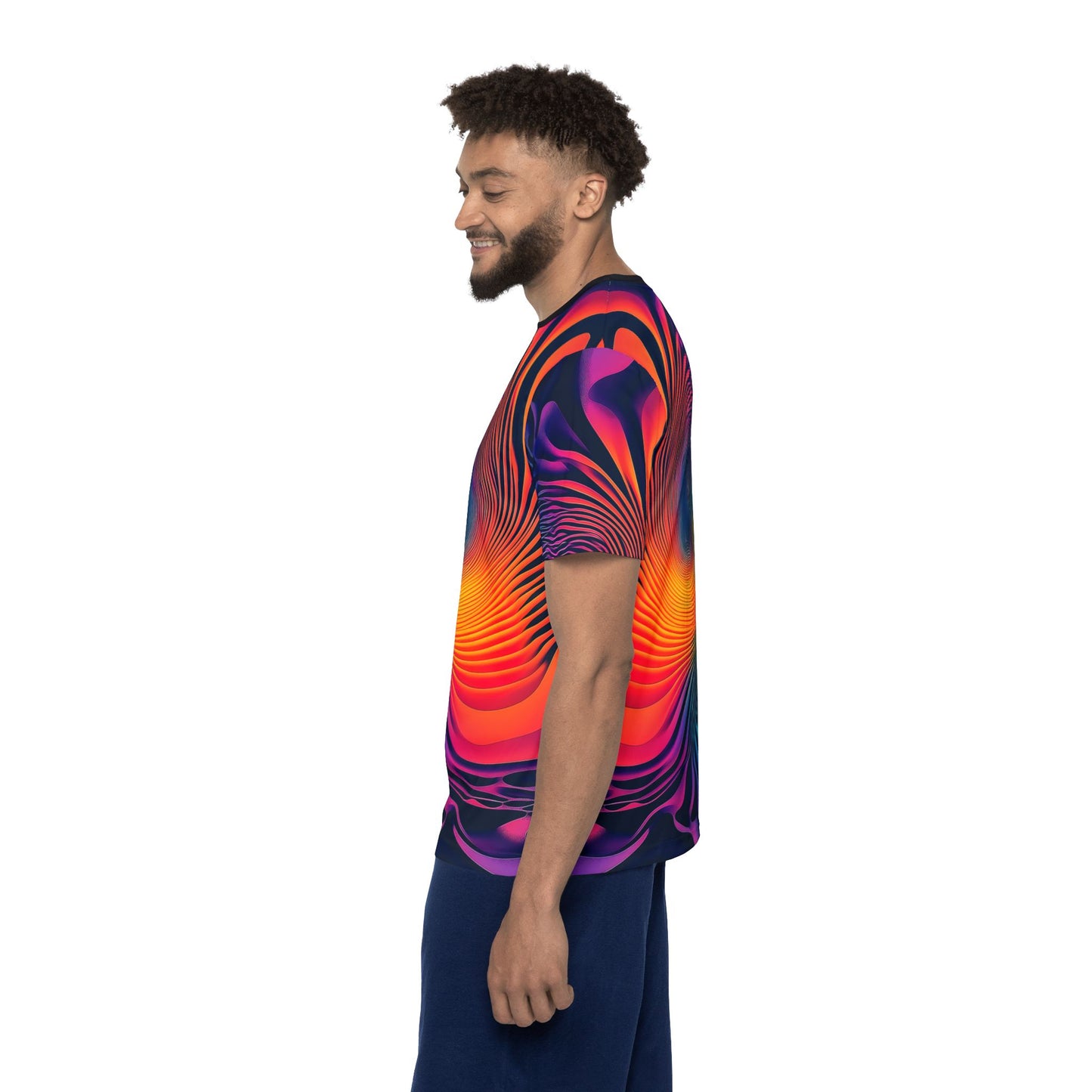 "Cosmic Fingerprint" (MEN'S) SPORT TEE