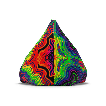 "Neon Spill" BEAN BAG CHAIR COVER