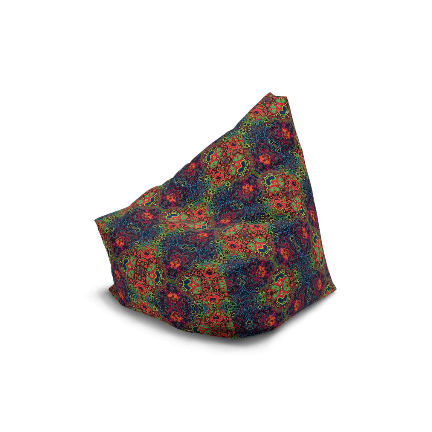 "Shipibo Psy Pattern" BEAN BAG CHAIR COVER
