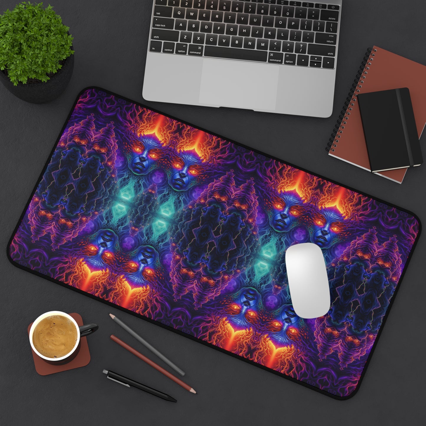 "Lilith's Fractal" DESK MAT (12x18)(12x22)(15.5x31)