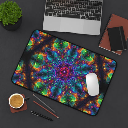 "Fungus Amongus Mandala" DESK MAT (12x18)(12x22)(15.5x31)