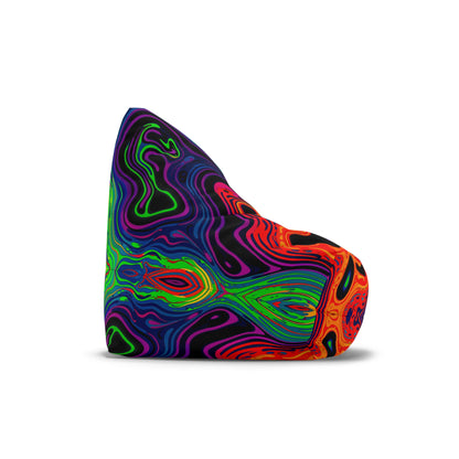 "Neon Spill" BEAN BAG CHAIR COVER