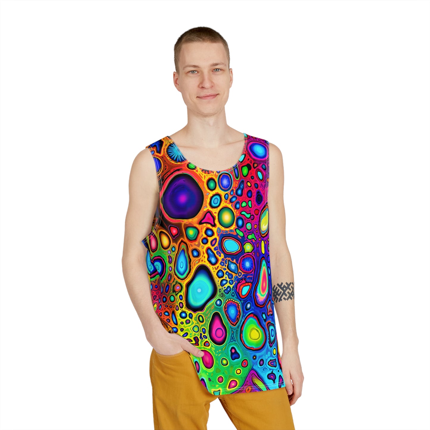 "Psycho Leopard" MEN'S TANK TOP
