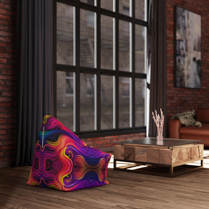 "Cosmic Currents" BEAN BAG CHAIR COVER