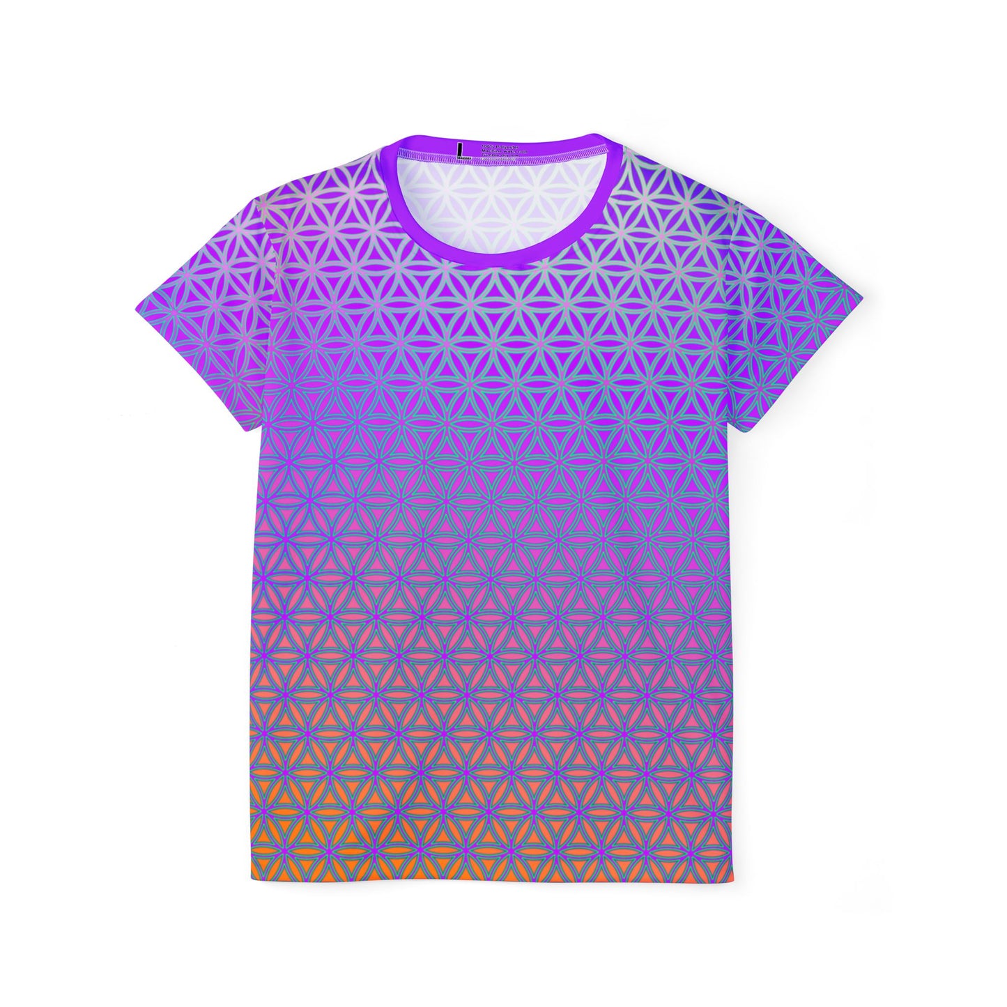 "Flower de Life V2" (WOMEN'S) SPORT TEE