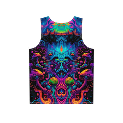 Gillip men's tank top shown from the back.