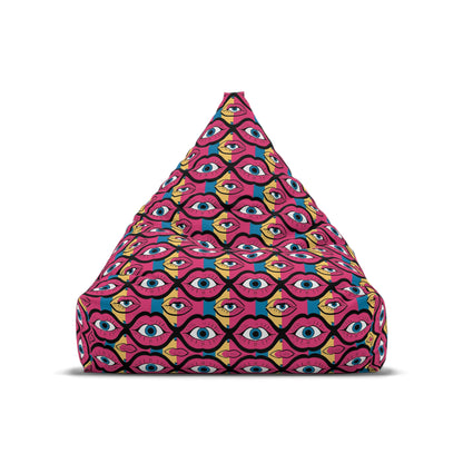 "Eyeball Lips" BEAN BAG CHAIR COVER