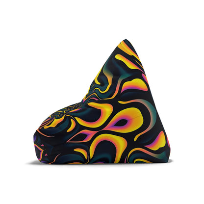 "Pink Plus Black Equals Yellow" BEAN BAG CHAIR COVER