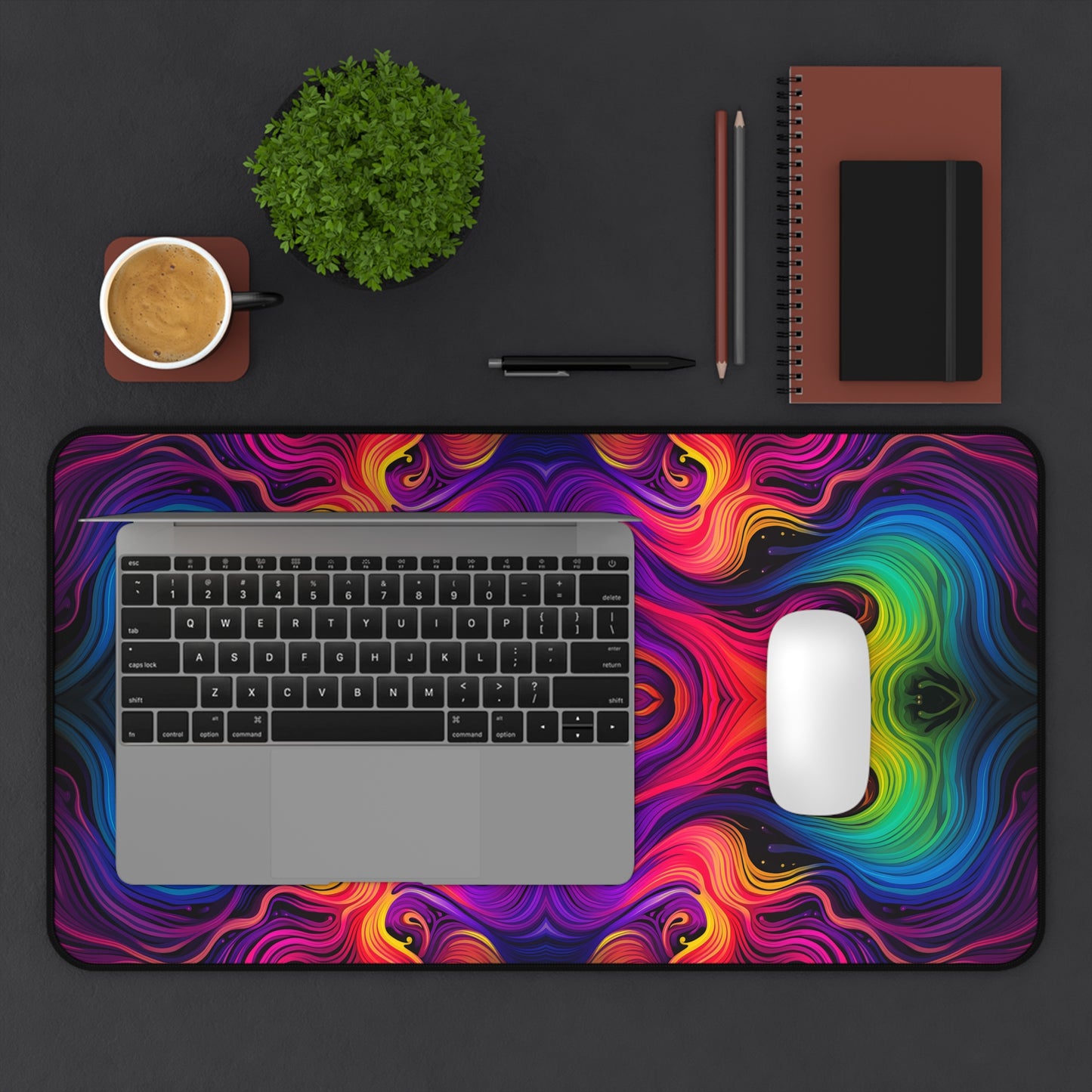 "Cosmic Currents" DESK MAT (12x18)(12x22)(15.5x31)