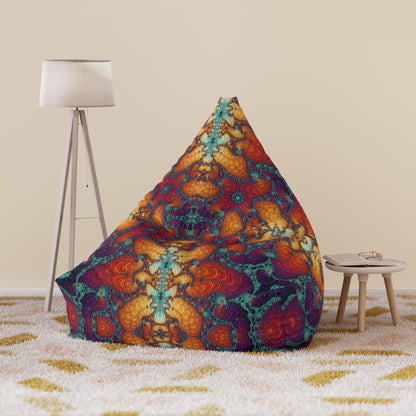 "Psychedelic Fractal" BEAN BAG CHAIR COVER