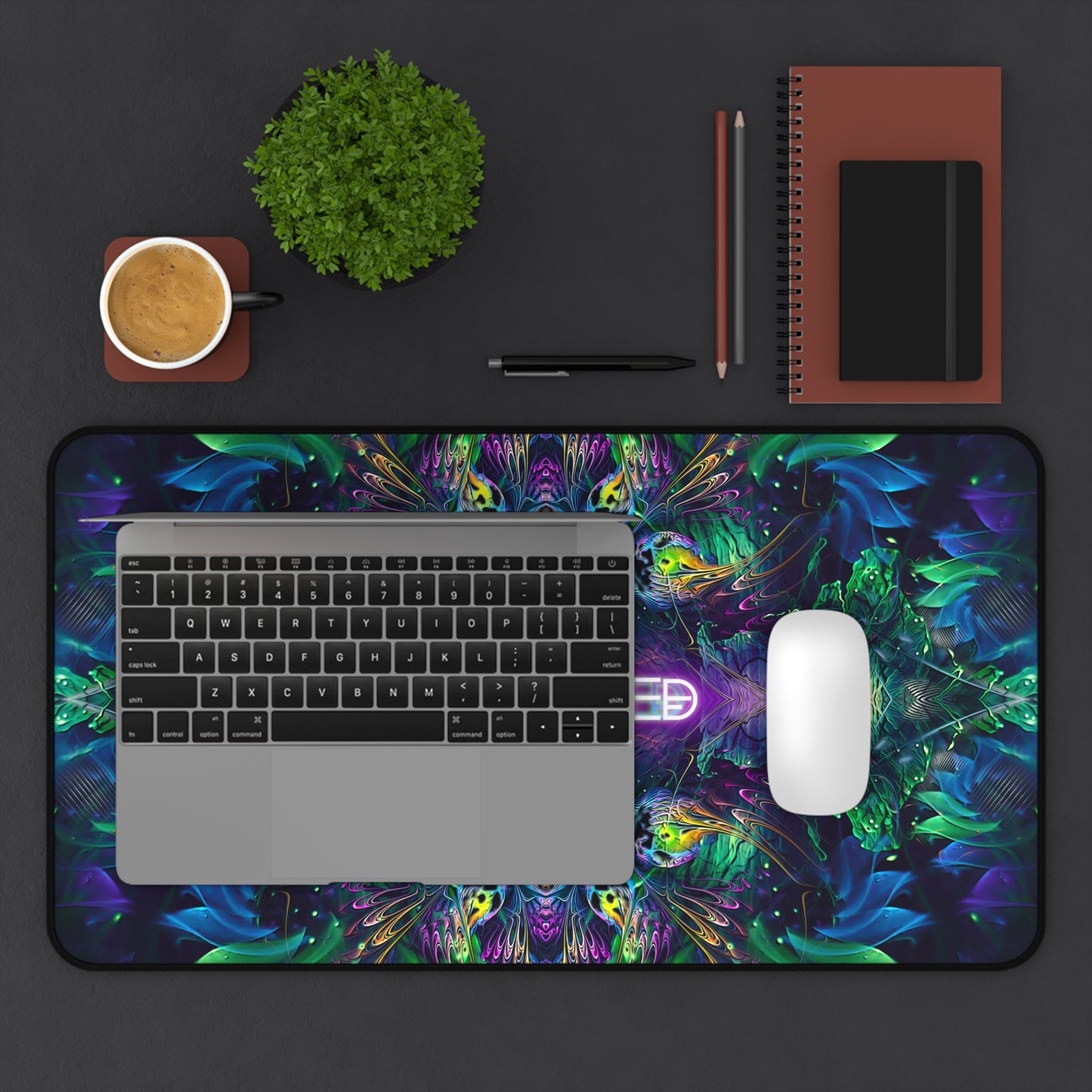 "Awakened (With Text)" DESK MAT (12x18)(12x22)(15.5x31)