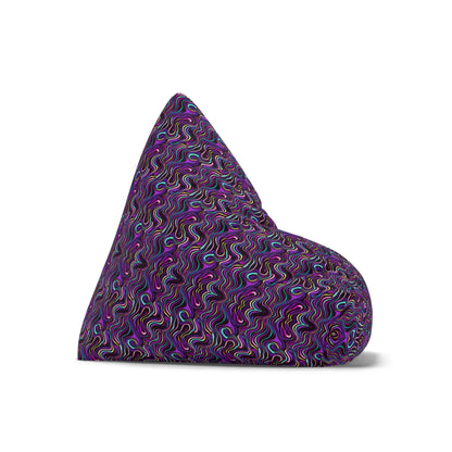 "Purple Liquid Pattern" BEAN BAG CHAIR COVER