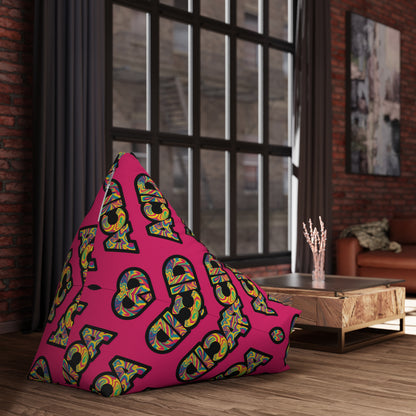 "ACID Pattern Pink" BEAN BAG CHAIR COVER