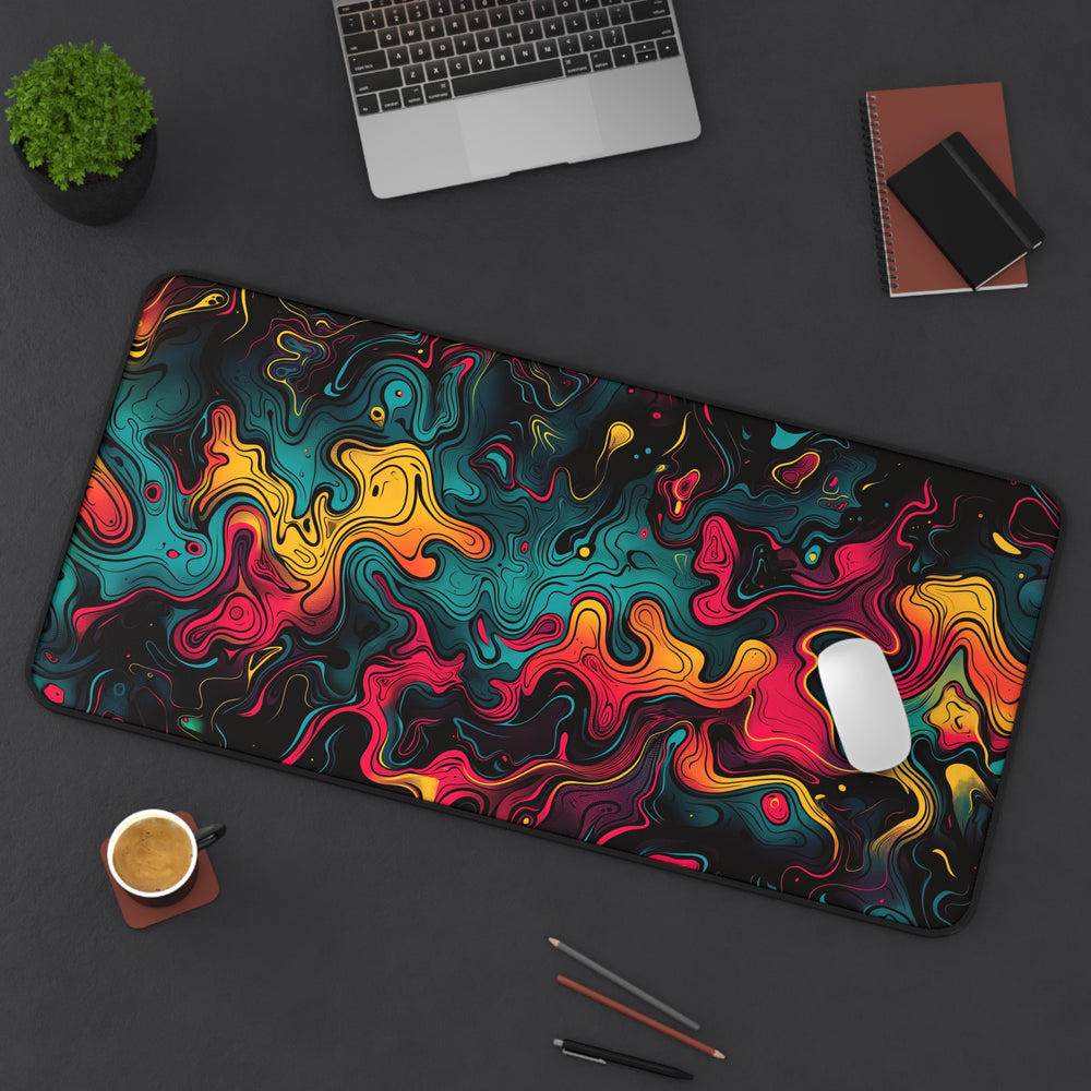 "Neon Oil" DESK MAT (12x18)(12x22)(15.5x31)