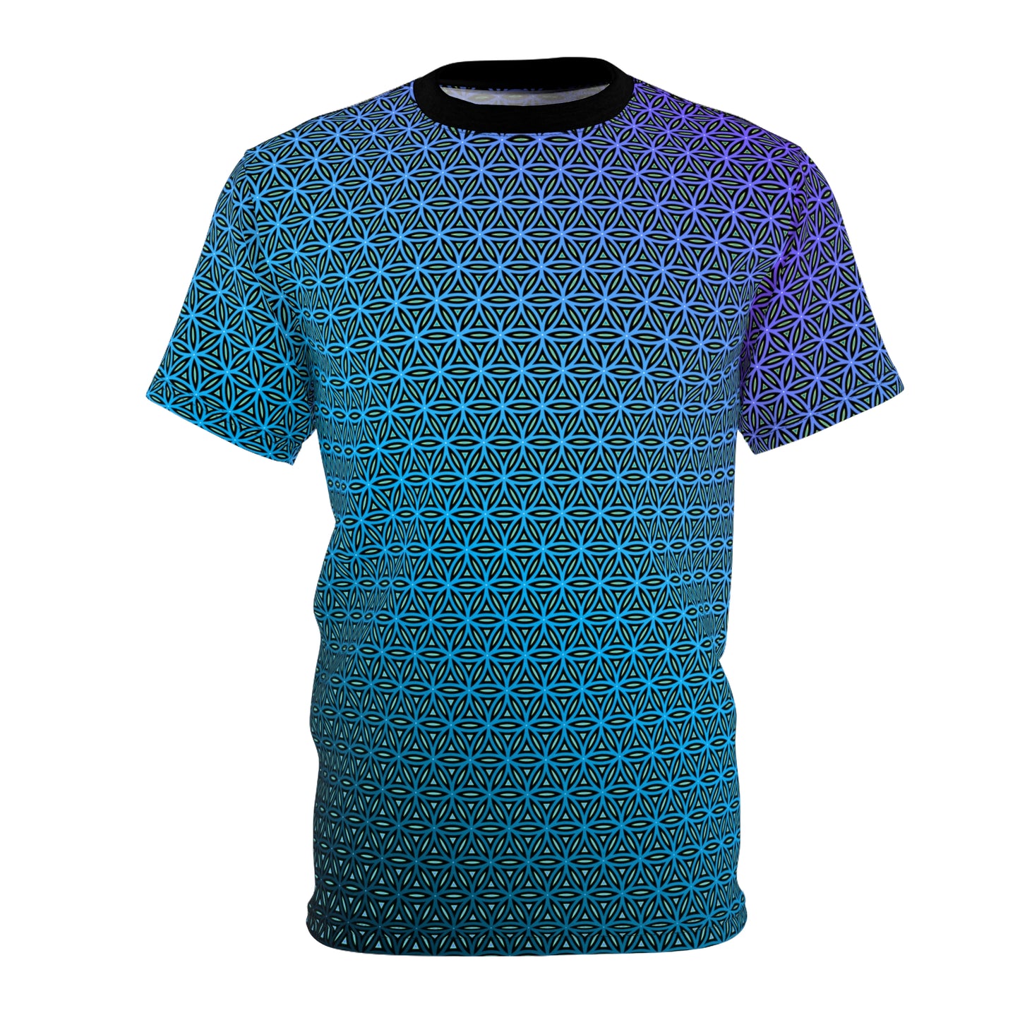 "Blue Flower of Life Pattern"  PREMIUM TEE