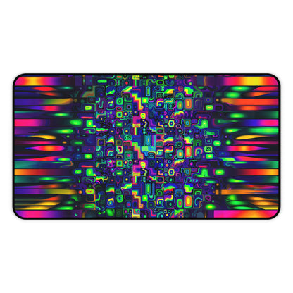 "Prismatic Distortion" DESK MAT (12x18)(12x22)(15.5x31)