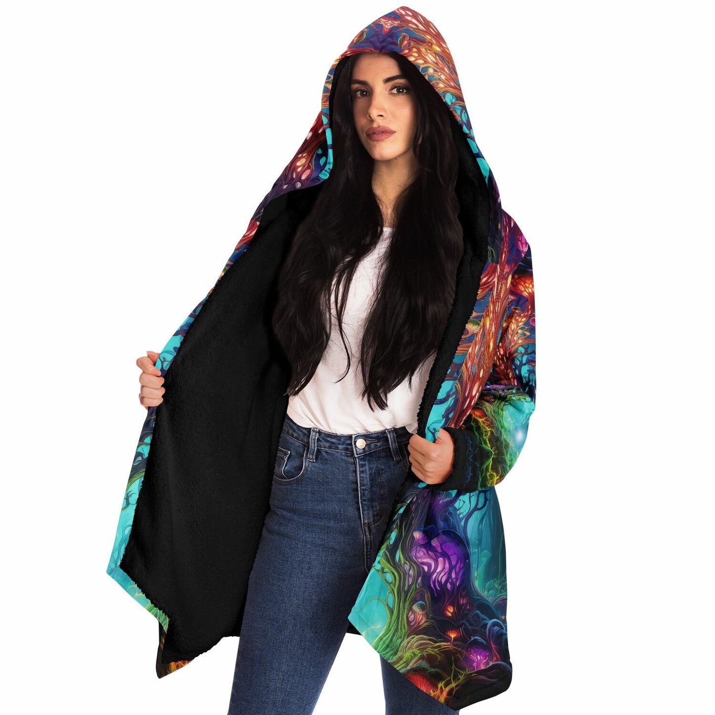 "Moonlight Fruit" HOODED CLOAK