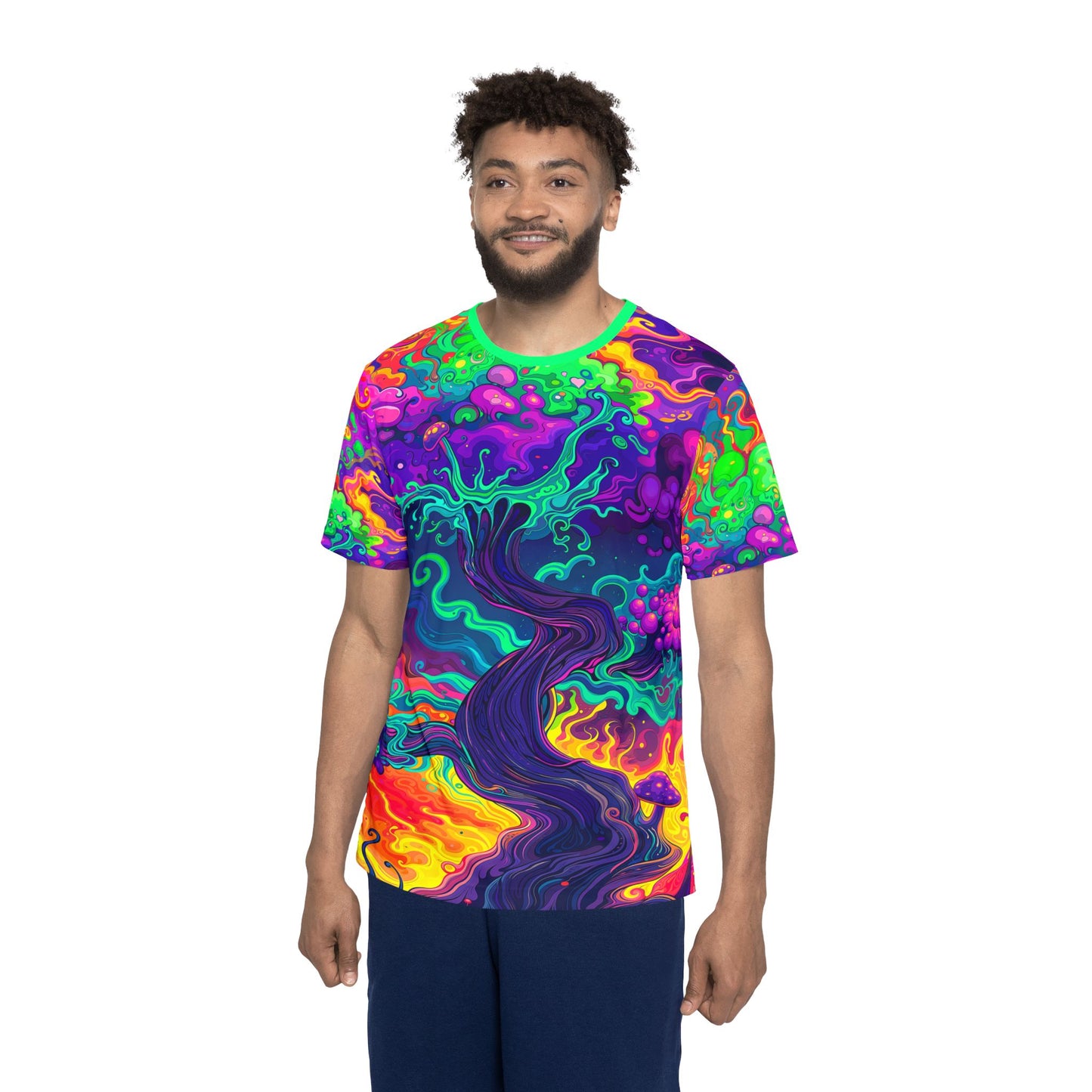 "Mush Tree So Color" (MEN'S) SPORT TEE