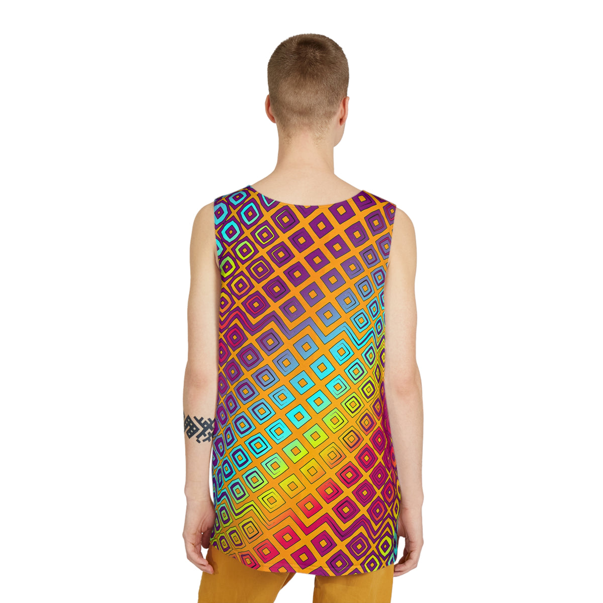 "Peacocking" MEN'S TANK TOP
