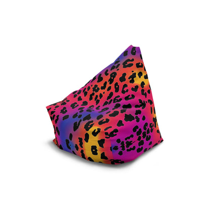 "Rainbow Leopard" BEAN BAG CHAIR COVER