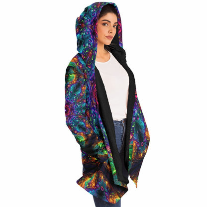 "Fungus Amongus Mandala" HOODED CLOAK