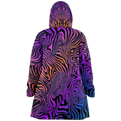 "Rainbow Zebra" HOODED CLOAK