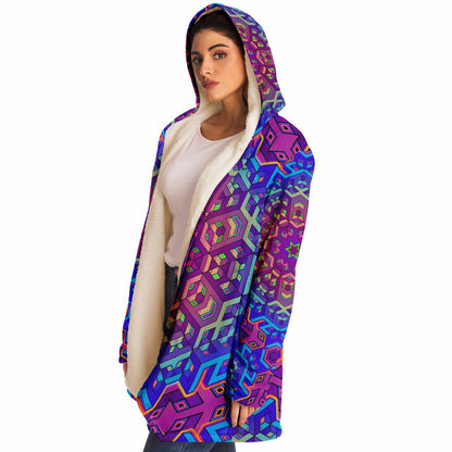 "7th Dimensional Star" (White) HOODED CLOAK