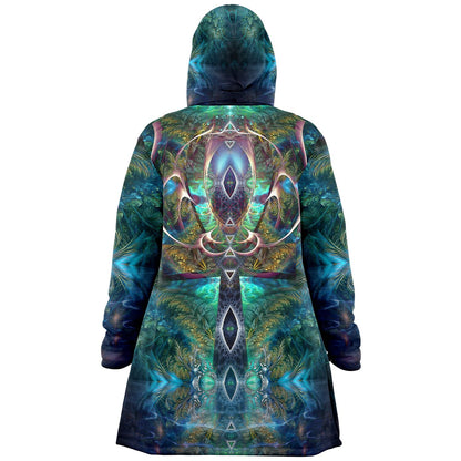 "Fluer de Vie" HOODED CLOAK
