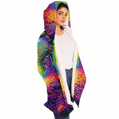 "Maze of Life" HOODED CLOAK