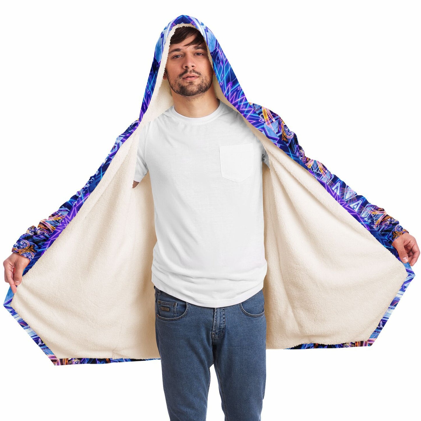 "Space Oasis" HOODED CLOAK