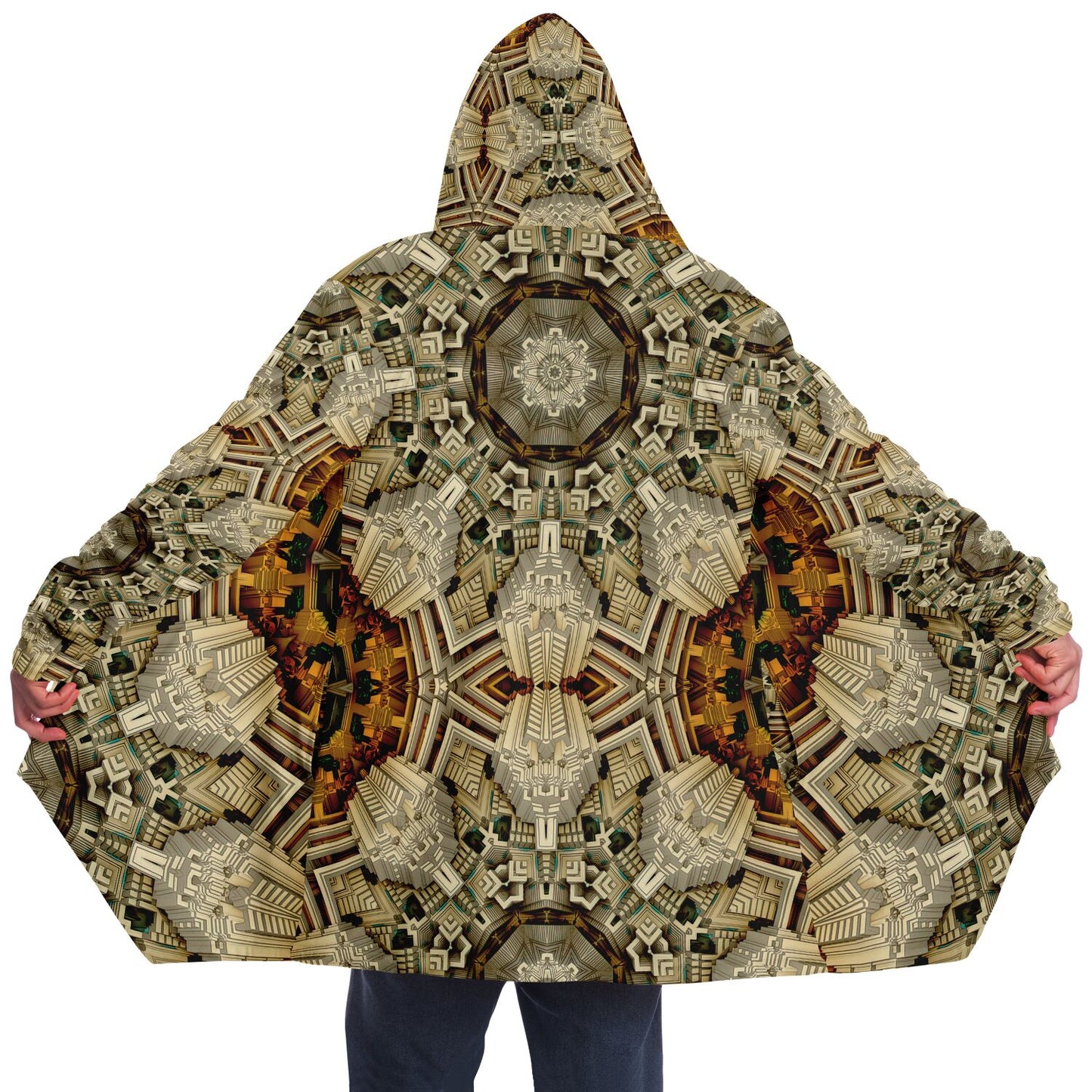 "Mayan Web" HOODED CLOAK