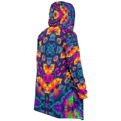 "Mush Tree So Color Mandala" HOODED CLOAK