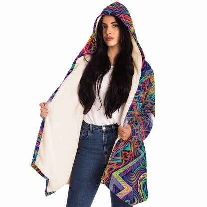 "Oh My Sri Yantra" HOODED CLOAK