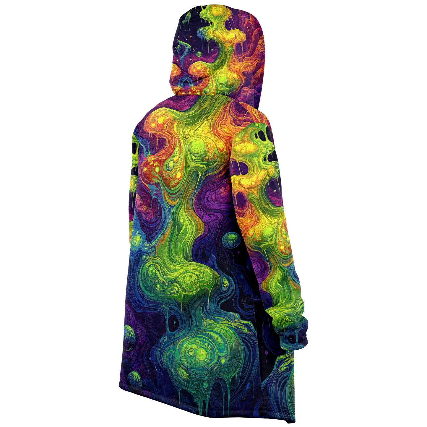 "I Love Lava Lamp" HOODED CLOAK